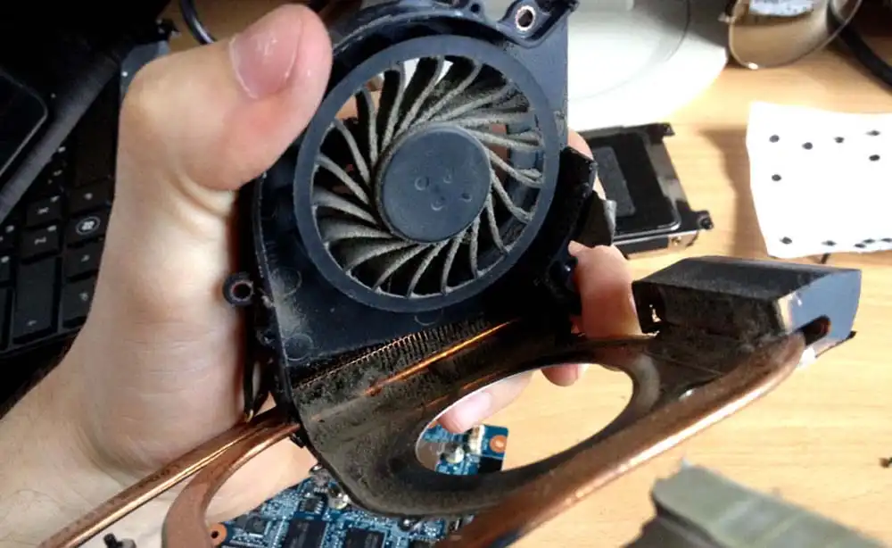 Чистка ноутбука HP от пыли в Новоселье | Замена термопасты