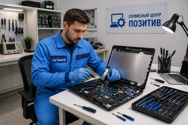 Замена шлейфа матрицы ноутбука в Новоселье