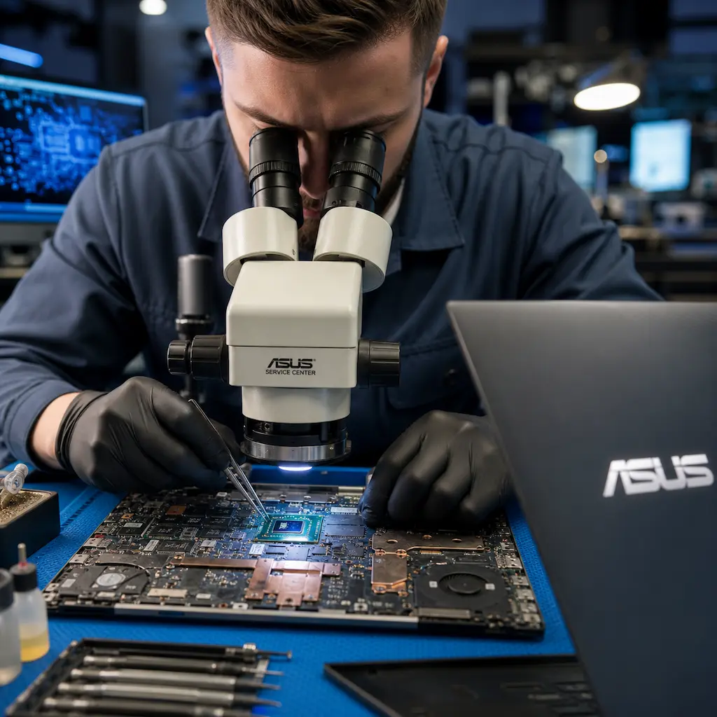 Замена видеокарты ноутбука Asus в Новоселье