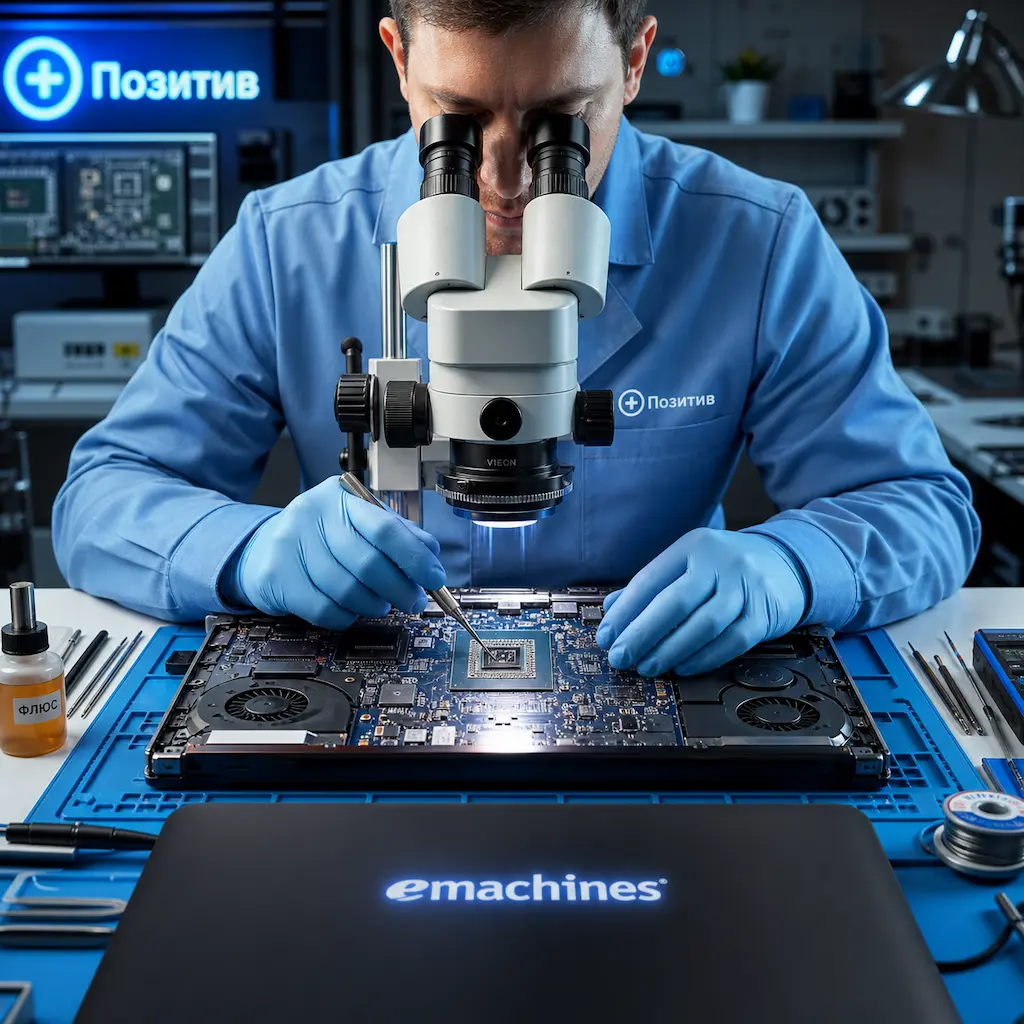 Замена видеокарты ноутбука Emachines в Новоселье