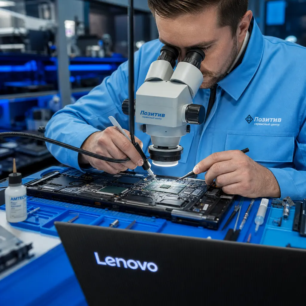 Замена видеокарты ноутбука Lenovo в Новоселье
