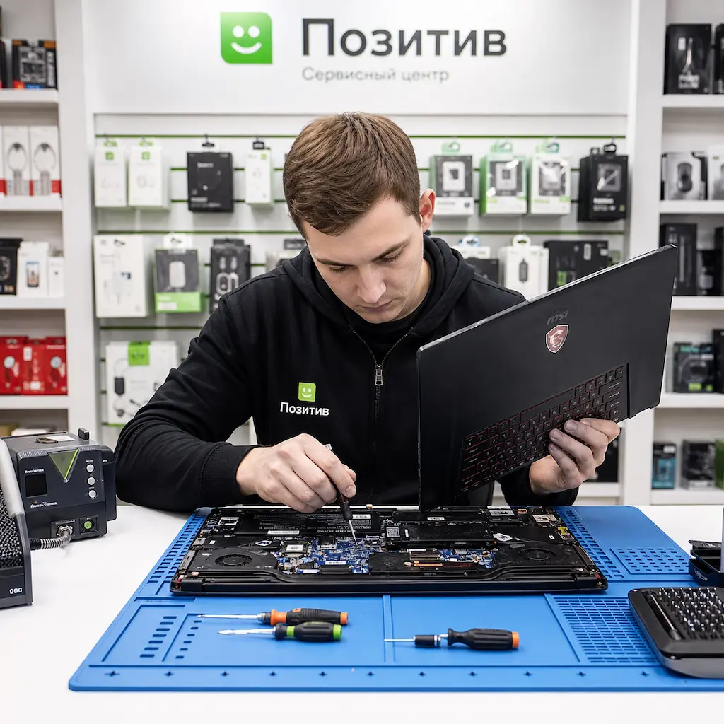 заменить клавиатуру на ноутбуке MSI в Новоселье
