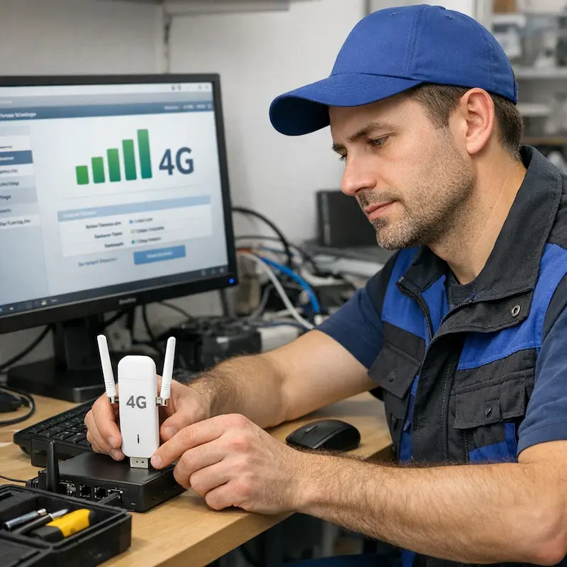 Настройка LTE модема в Новоселье