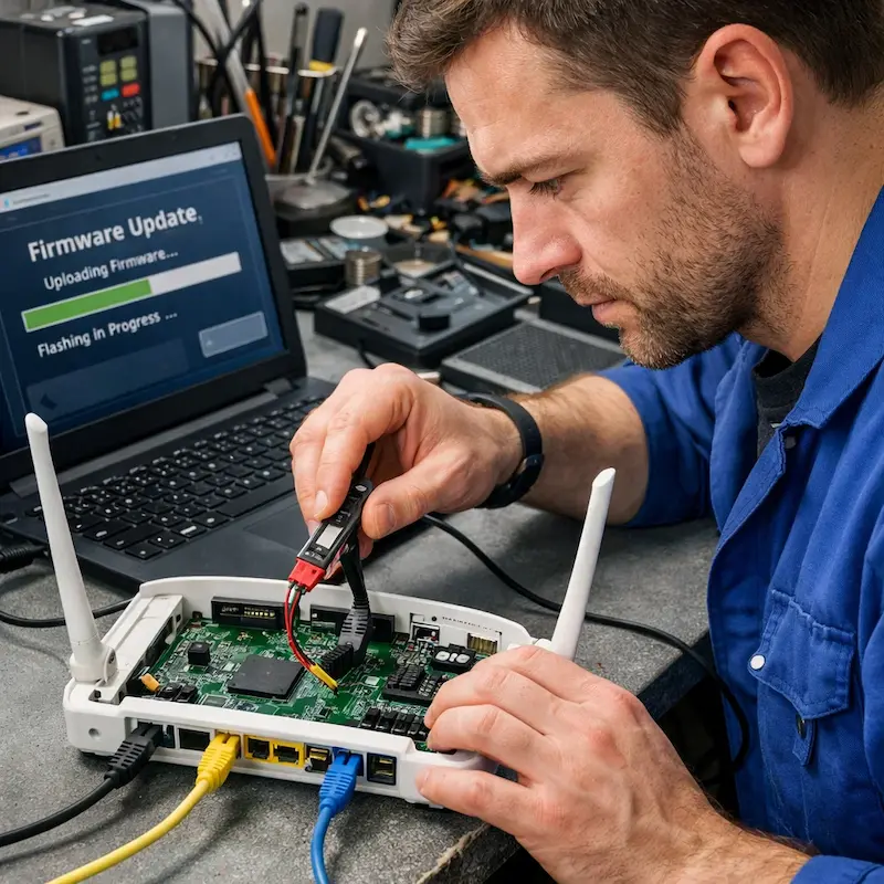 Обновление прошивки роутера в Новоселье