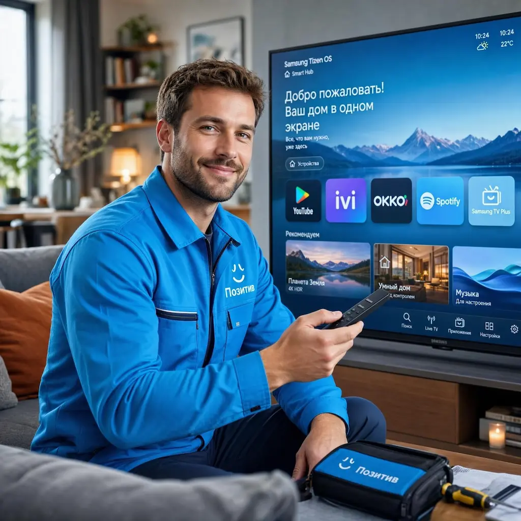 Настройка Smart TV в Новоселье