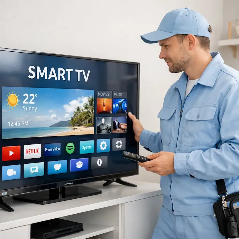 Настройка Smart TV в Новоселье