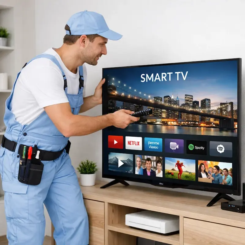 Как вызвать мастера для настройки Smart TV в Новоселье
