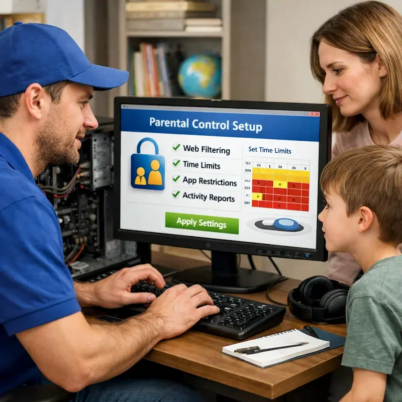 установка родительского контроля в Новоселье