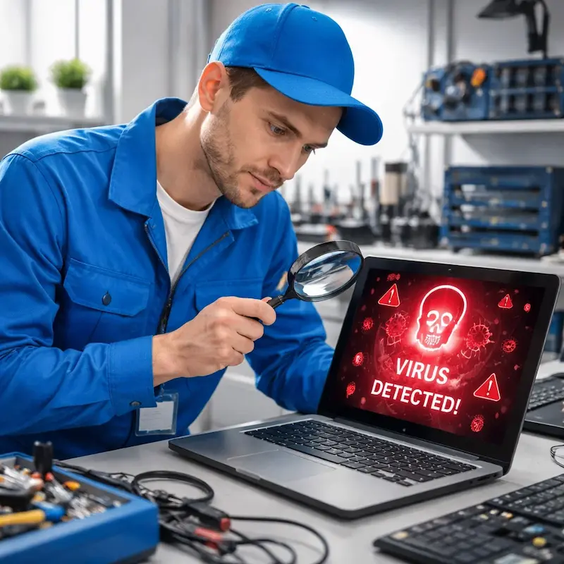 Поиск компьютерных вирусов в Новоселье